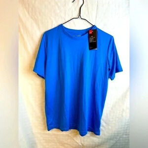 Boys xl Under Armour blue heat gear t shirt nwt